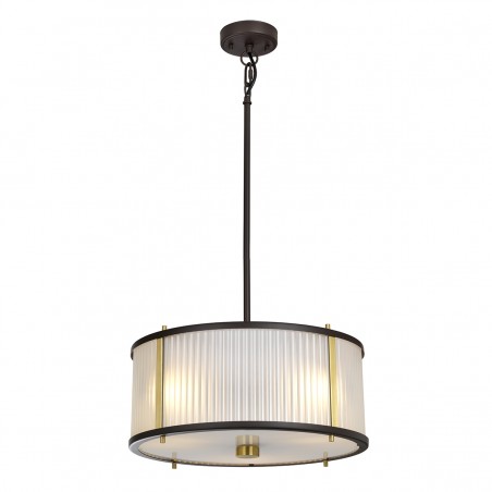 Lampa wisząca - DL-CORONA-3P-BAB - Elstead Lighting