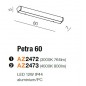 Minimalistyczny kinkiet - PETRA 60 AZ2473 4000K - Azzardo