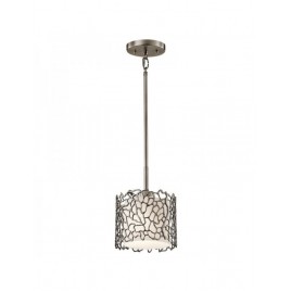 Niewielka lampa wisząca - KL-SILVER-CORAL-MP - Kichler