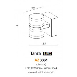 Elegancki kinkiet - TANZA AZ3361 - Azzardo