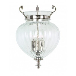 Stylowa lampa wisząca - FINSBURY PARK FP-P-S-POL-NCKL - Elstead Lighting