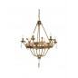 Efektowna lampa wisząca - WINDSOR6-GOLD - Elstead Lighting