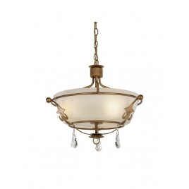 Klimatyczna lampa wisząca/plafon - WINDSOR-SF-GOLD - Elstead Lighting