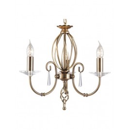 Stylowy żyrandol - AEGEAN AG3-AGED-BRASS - Elstead Lighting