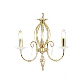 Stylowy żyrandol - AEGEAN AG3-POL-BRASS - Elstead Lighting