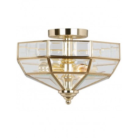 Elegancka lampa sufitowa - OLD-PARK-PB - Elstead Lighting