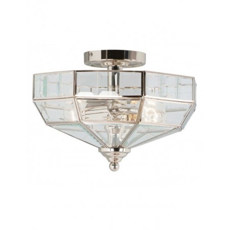 Elegancka lampa sufitowa - OLD-PARK-PN - Elstead Lighting