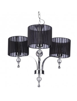 Zgrabna lampa wisząca - IMPRESS 3 AZ0498 CZARNA - Azzardo