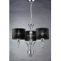 Zgrabna lampa wisząca - IMPRESS 3 AZ0498 CZARNA - Azzardo