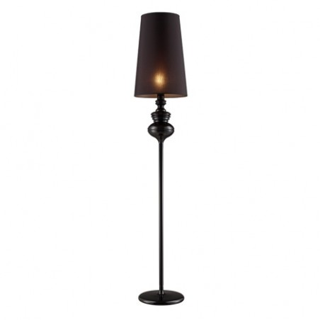 Luksusowa lampa stojąca - BAROCO FLOOR AZ0063 CZARNA - Azzardo
