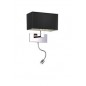 Elegancki kinkiet - MARTENS WALL LED AZ1558 CZARNY - Azzardo