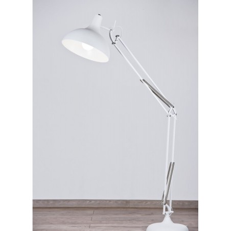 Duża lampa stojąca - GUNNAR AZ1026 BIAŁA - Azzardo