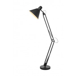 Metalowa lampa stojąca - KIPSAR AZ2368 CZARNA - Azzardo