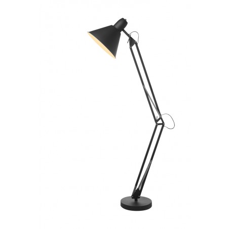 Metalowa lampa stojąca - KIPSAR AZ2368 CZARNA - Azzardo