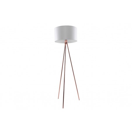 Stylowa lampa stojąca - FINN AZ3009 COPPER/WHITE - Azzardo