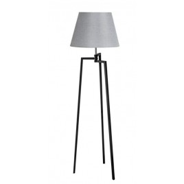 Nowatorska lampa stojąca - TRIPOD WOOD CONE AZ3013+AZ3672 SZARA - Azzardo