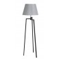 Nowatorska lampa stojąca - TRIPOD WOOD CONE AZ3013+AZ3672 SZARA - Azzardo