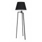 Nowatorska lampa stojąca - TRIPOD WOOD CONE AZ3013+AZ3670 CZARNA - Azzardo