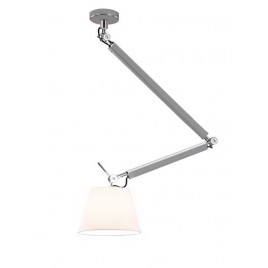 Lampa wisząca - ZYTA M PENDANT ALU AZ2304+AZ2605 BIAŁA - Azzardo