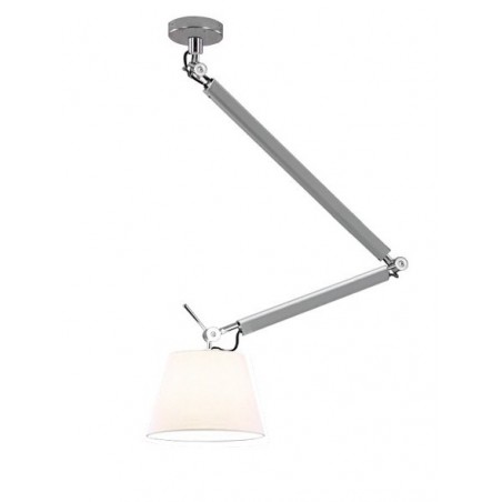 Lampa wisząca - ZYTA M PENDANT ALU AZ2304+AZ2605 BIAŁA - Azzardo