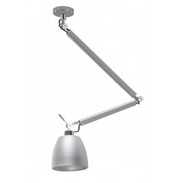 Lampa wisząca - ZYTA M PENDANT ALU AZ2304+AZ2596 ALUMINIUM - Azzardo