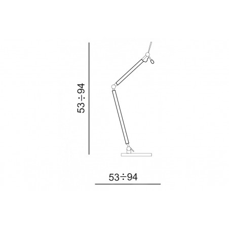 Lampa stołowa - ZYTA S TABLE ALU AZ2307+AZ2599 BIAŁA - Azzardo