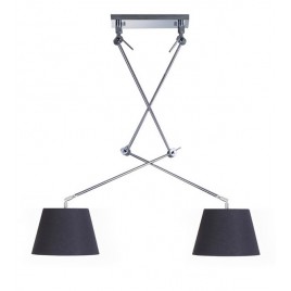 Niezwykła lampa wisząca - ADAM 2S AZ1842+AZ2583 SZARA - Azzardo