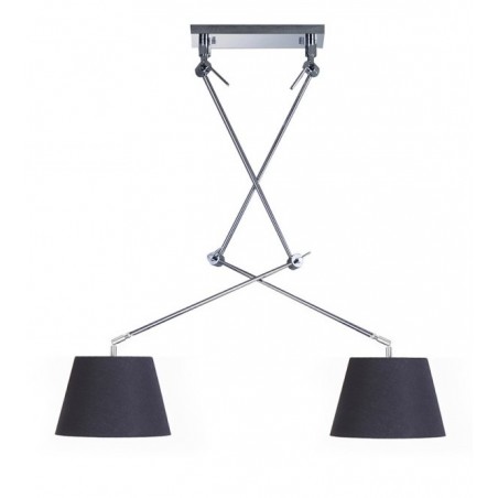 Niezwykła lampa wisząca - ADAM 2S AZ1842+AZ2583 SZARA - Azzardo