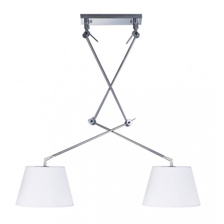 Niezwykła lampa wisząca - ADAM 2S AZ1842+AZ2588 BIAŁA - Azzardo