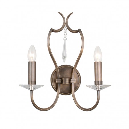 Niepowtarzalny kinkiet- PIMLICO PM2-DB - Elstead Lighting