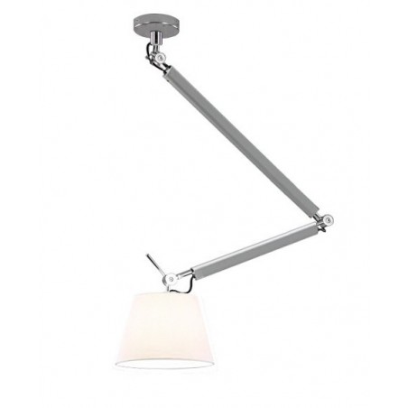 Lampa wisząca - ZYTA S PENDANT ALU AZ2298+AZ2602 BIAŁA - Azzardo