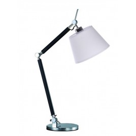 Niebanalna lampa stołowa - ZYTA S TABLE AZ1848+AZ2593 ALUMINIUM - Azzardo