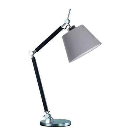 Niebanalna lampa stołowa - ZYTA S TABLE AZ1848+AZ2598 SZARA - Azzardo