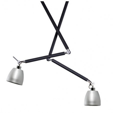 Oryginalna lampa wisząca - ZYTA 2S PENDANT AZ1846+AZ2594 ALUMINIUM - Azzardo