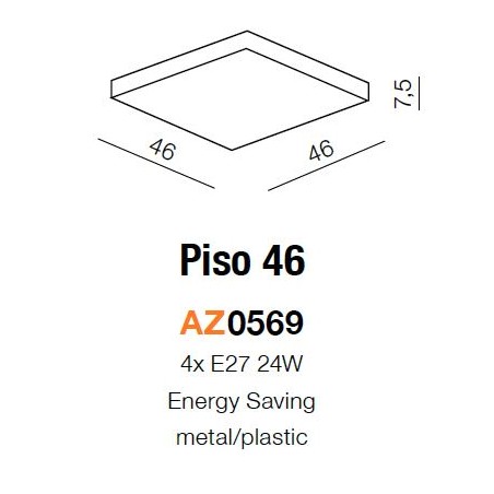 Plafon - PISO 46 AZ0569 - Azzardo