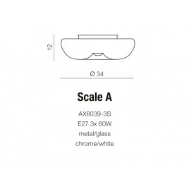 Interesujący plafon - SCALE A AZ2928 - Azzardo