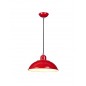 Retro lampa wisząca - FRANKLIN-P-RED - Czerwony - Elstead Lighting