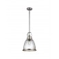 Elegancka lampa wisząca - FE-HOBSON-P-L-SN - Nikiel - Feiss