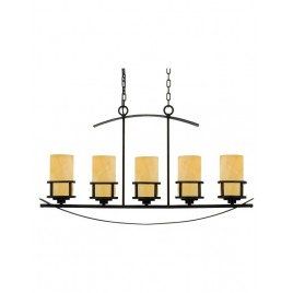 Piękna lampa wisząca - QZ-KYLE5-ISLE - Quoizel