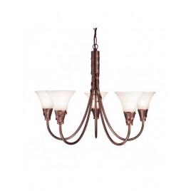 Antyczna lampa wisząca - EM5-COPPER - Elstead Lighting