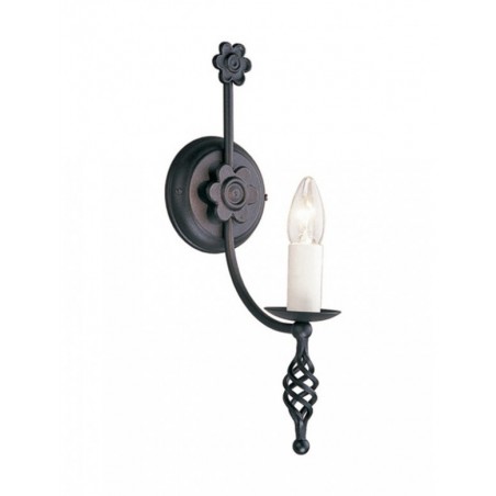 Nietuzinkowy kinkiet Belfry - BY1-BLACK - Elstead Lighting