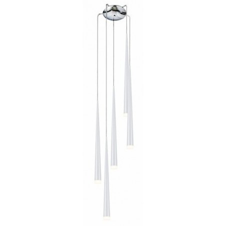 Gustowna lampa wisząca - STYLO 5 AZ0208 BIAŁA - Azzardo