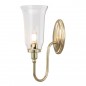 Nowoczesny kinkiet - BATH-BLAKE2-PB - Mosiądz - Elstead Lighting