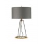 Minimalistyczna lampa stołowa - FERRARA-TL-GPG - Szara - Elstead Lighting