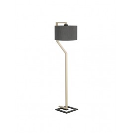 Futurystyczna lampa podłogowa - AXIOS-FL-GREY - Szary - Elstead Lighting