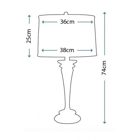 Interesująca lampa stołowa - SF-BROOKLY - Stiffel