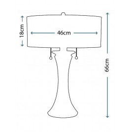 Przepiękna lampa stołowa - SF-MANHATTAN - Stiffel