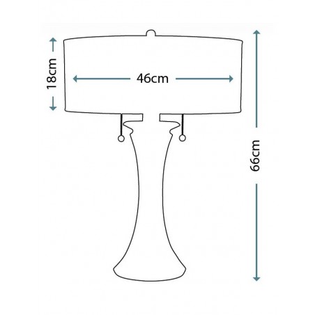 Przepiękna lampa stołowa - SF-MANHATTAN - Stiffel