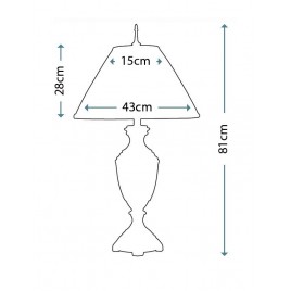 Elegancka lampa stołowa - SF-CINCINNATI - Stiffel