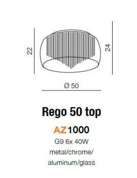 Szklany plafon - REGO 50 TOP AZ1000 - Azzardo